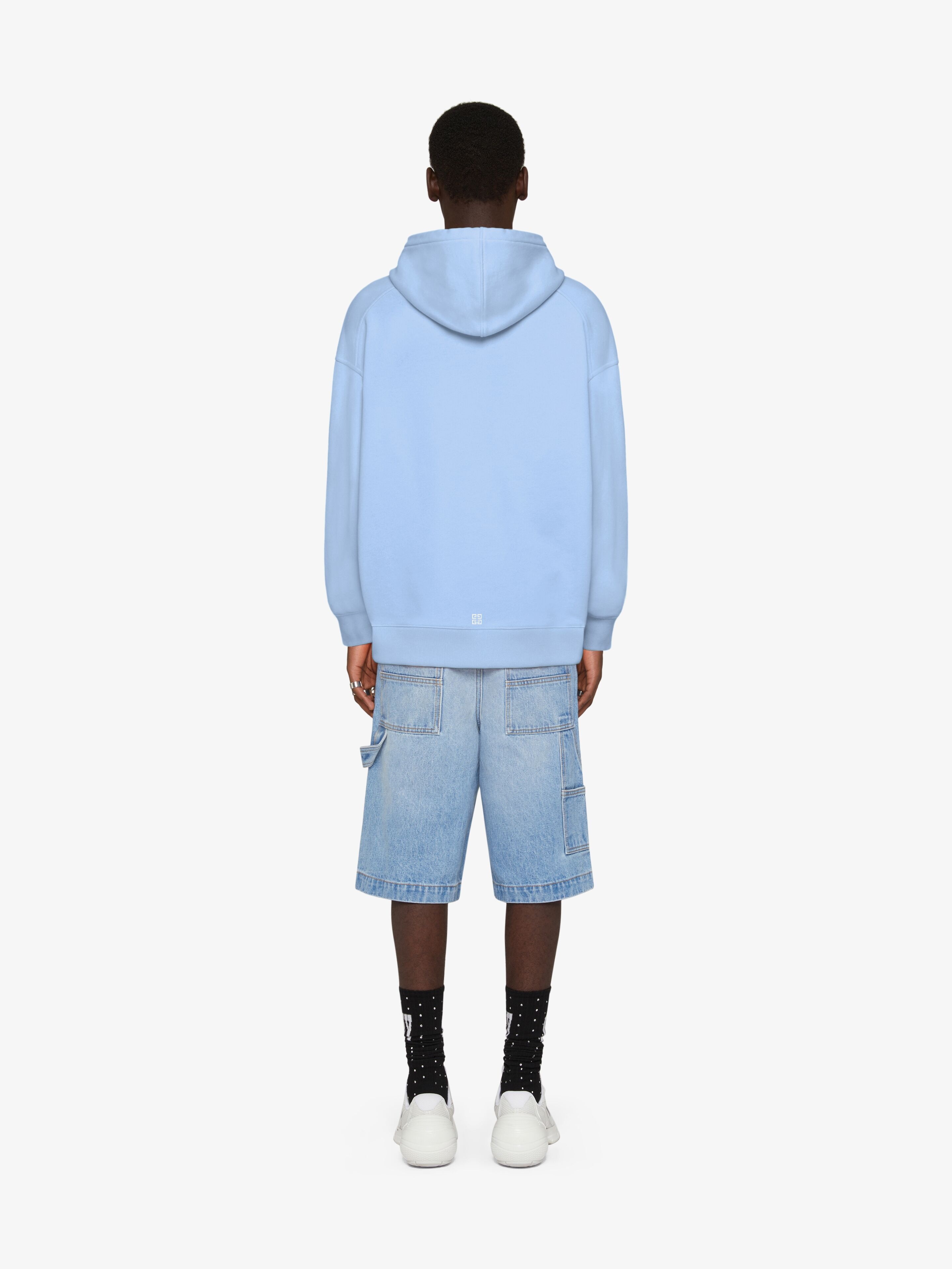 GIVENCHY ARCHETYPE SLIM FIT HOODIE IN FLEECE - 4