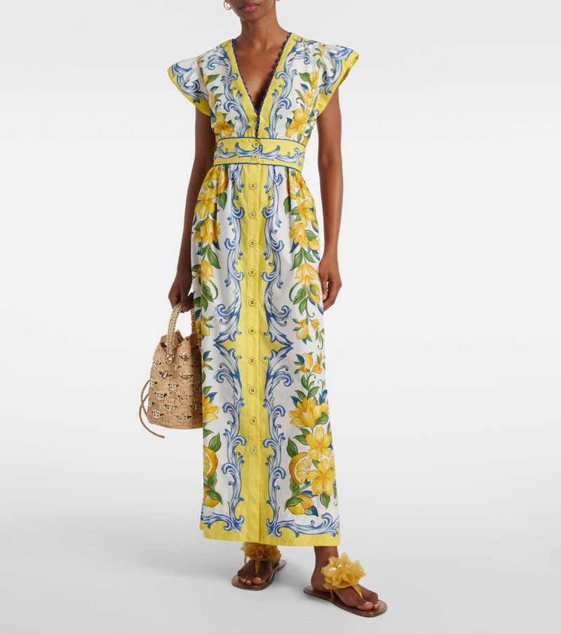 FARM RIO Floral-appliqué thong sandals outlook