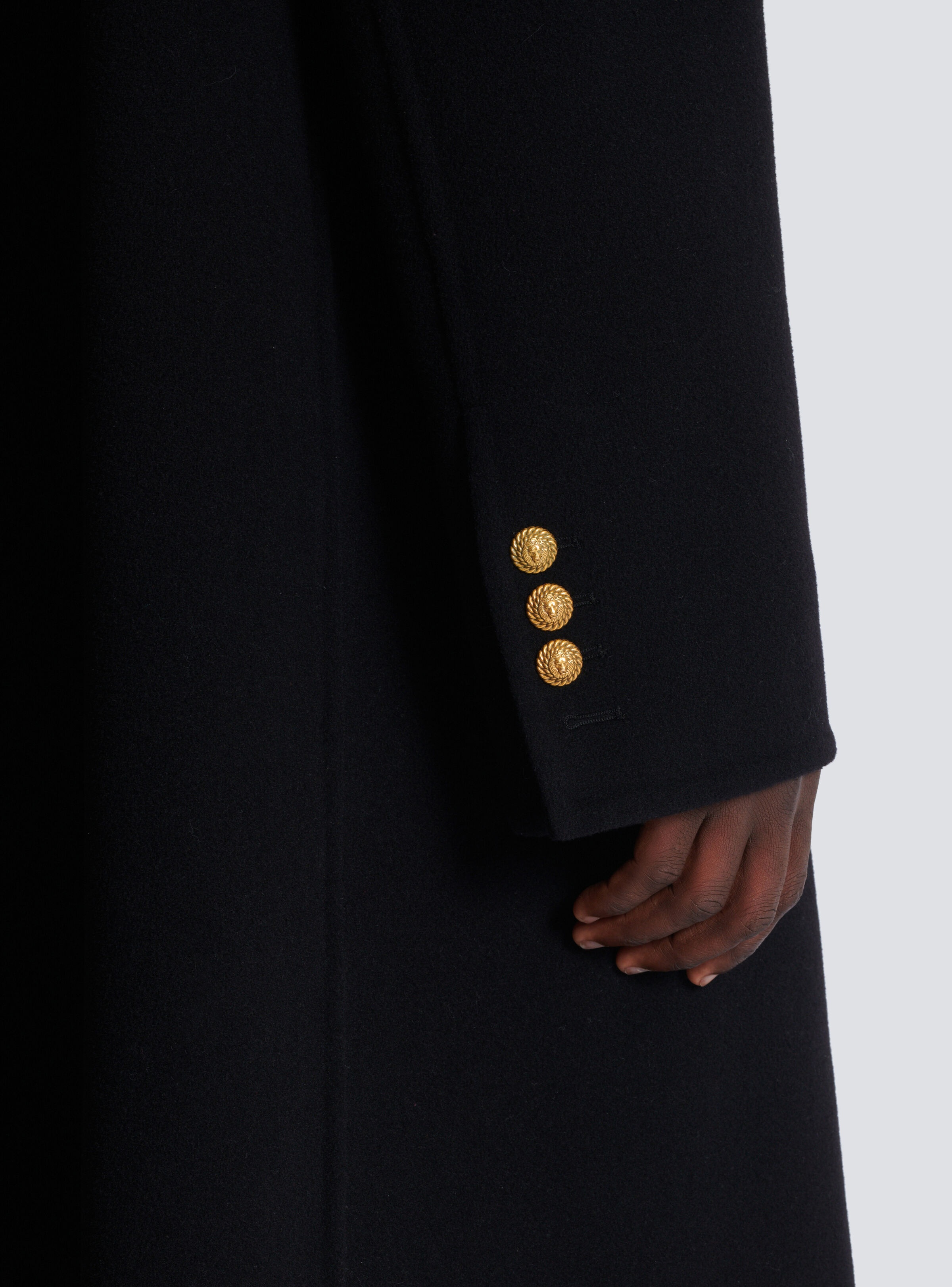 Long coat in double-faced wool - 8