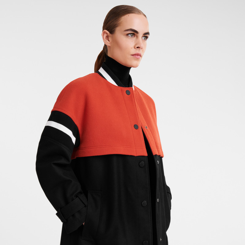 Teddy spirit trench Black - Gabardine and wool 4