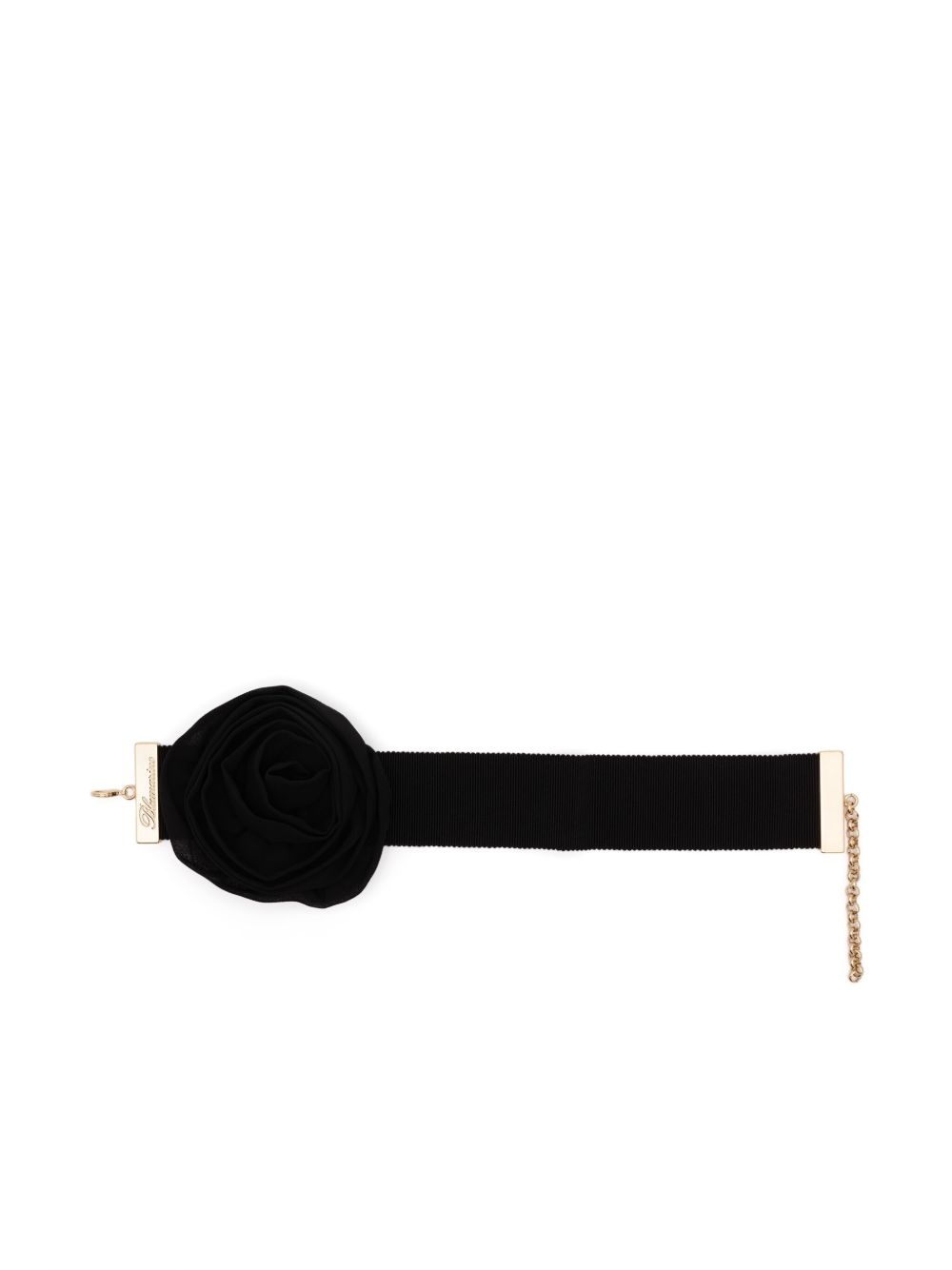 satin-rose choker - 1