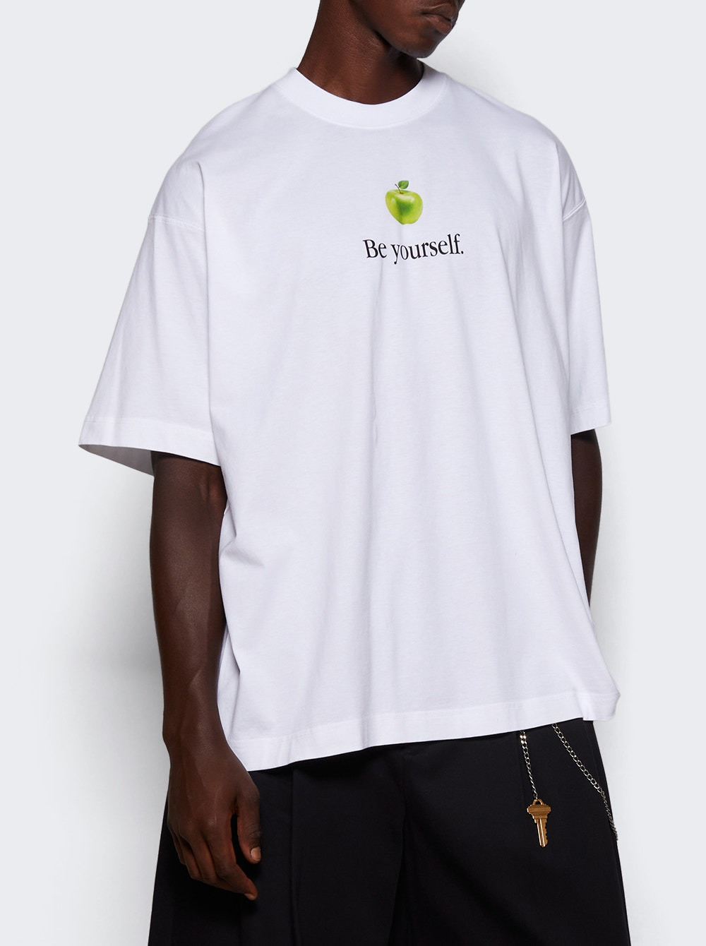 Be Yourself Oversized Tee White - 2