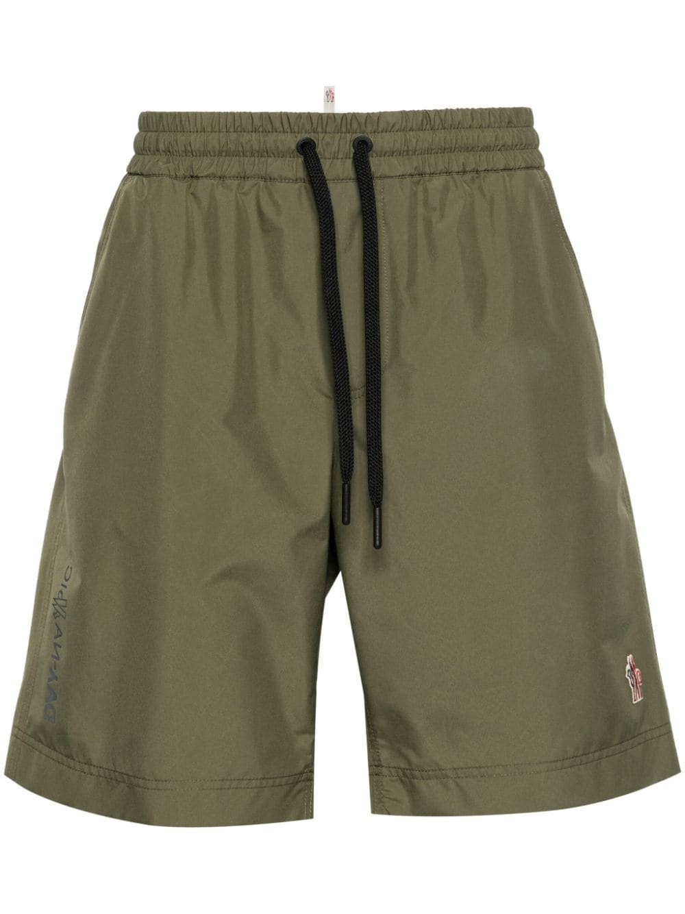 logo-patch running shorts - 1