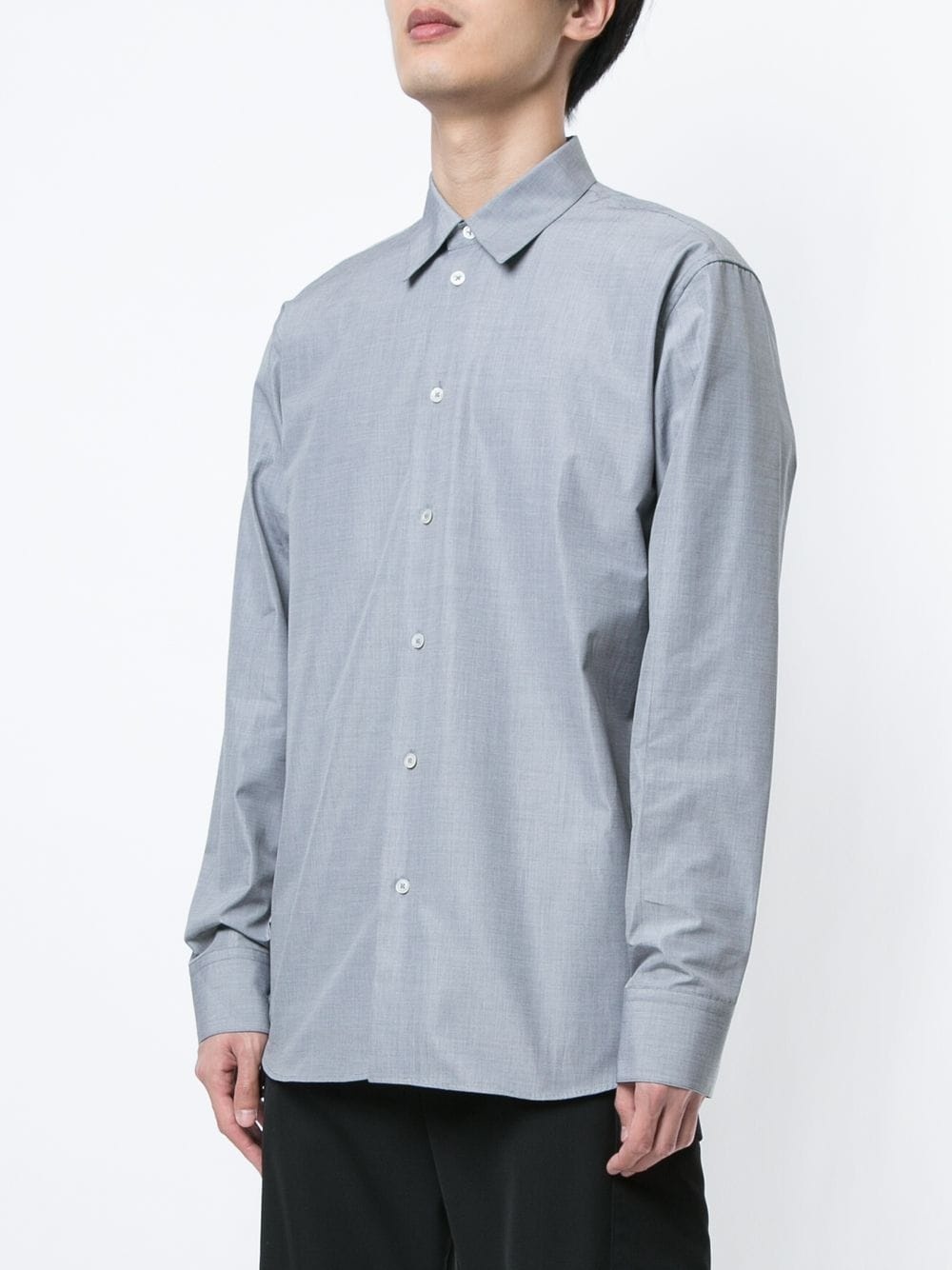 button-up cotton shirt - 3