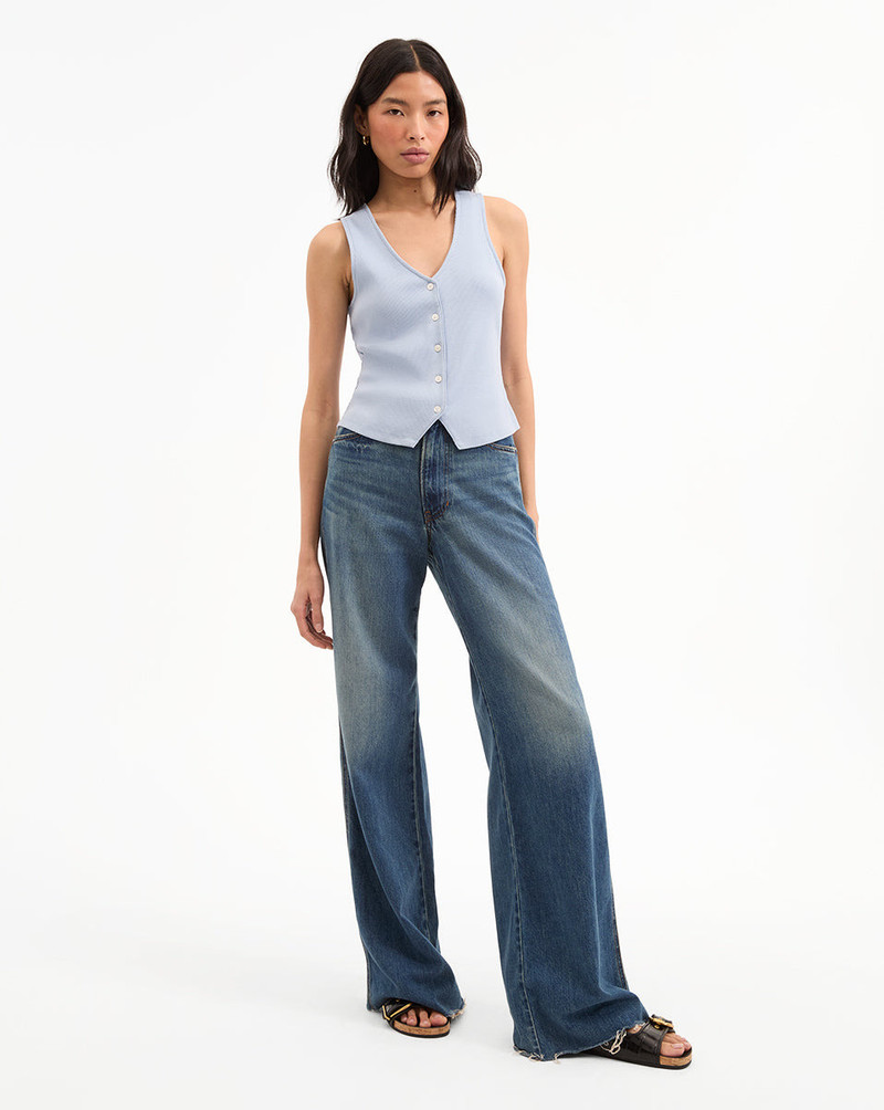VERONICA BEARD KASEY MID RISE WIDE LEG outlook