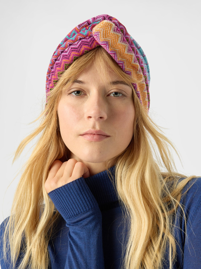 Wool-blend zigzag headband 3
