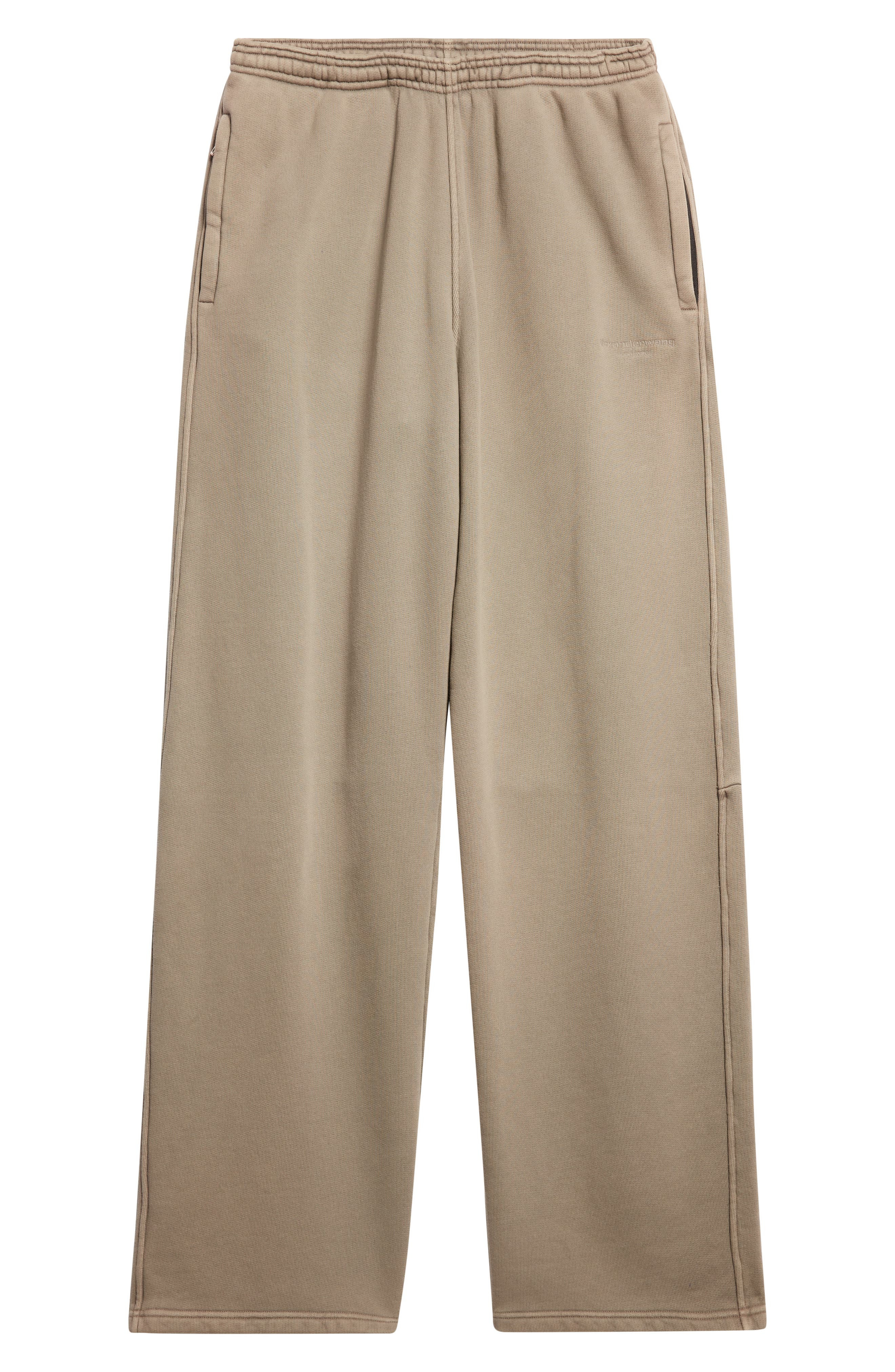 Alexander Wang Articulated Leg Loose Fit Sweatpants in Washed Cement at Nordstrom - 6