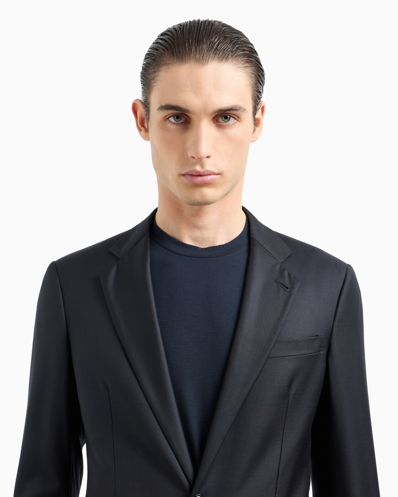 Soho Line single-breasted suit in wool and cashmere - 5
