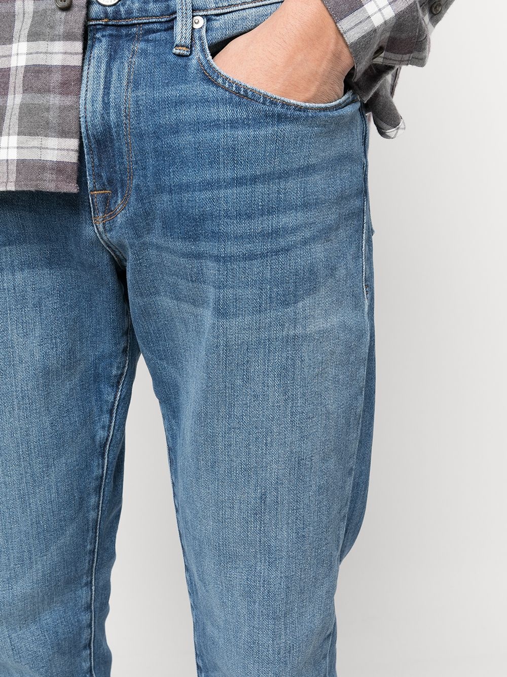 straight-leg mid-rise jeans - 5