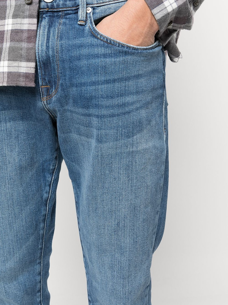 straight-leg mid-rise jeans 5
