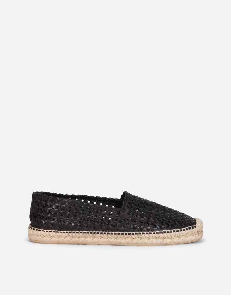 Woven goatskin espadrilles - 1