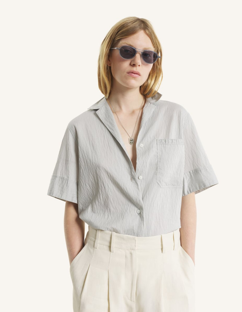 Maison Kitsuné STRIPED RESORT SHIRT outlook