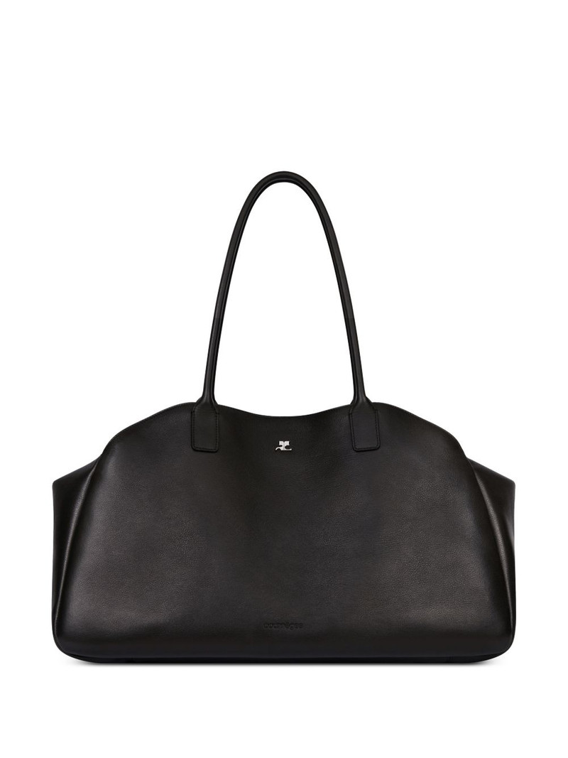 maxi Strip leather tote bag 1