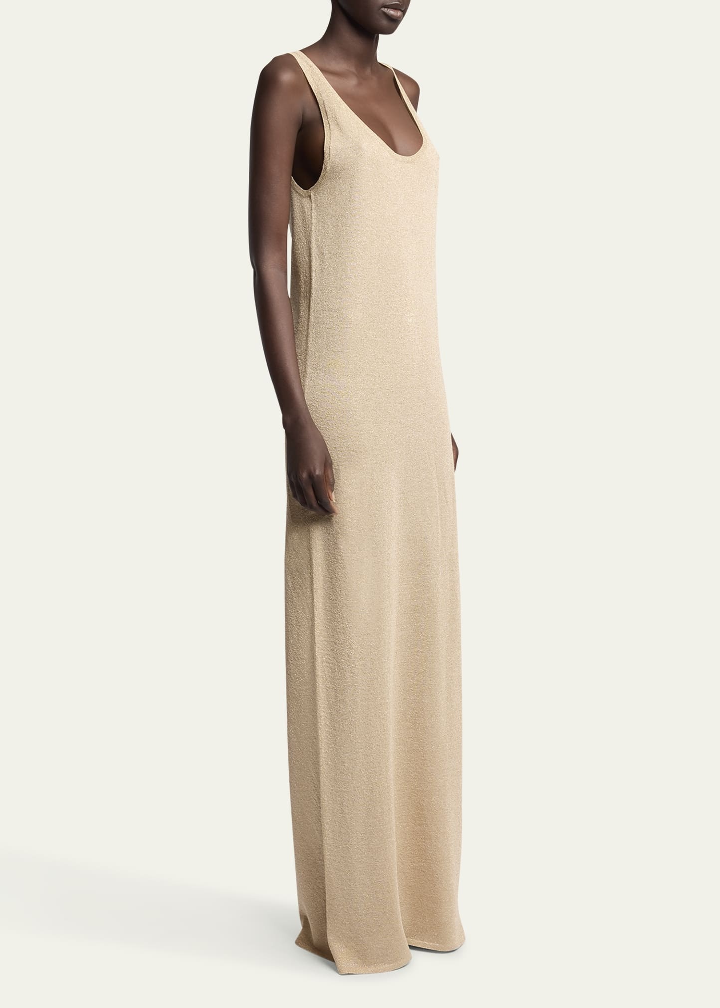 Maxi Scoop-Neck Tank Dress - 4