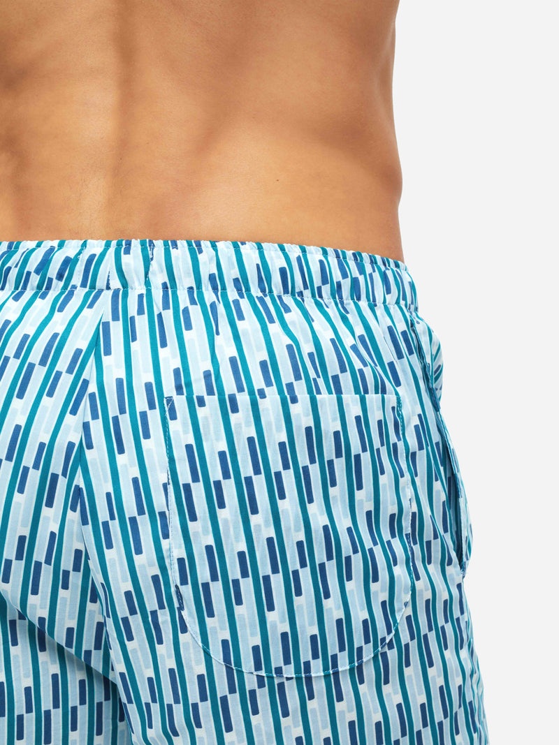 Men's Lounge Shorts Ledbury 53 Cotton Batiste Multi - 7