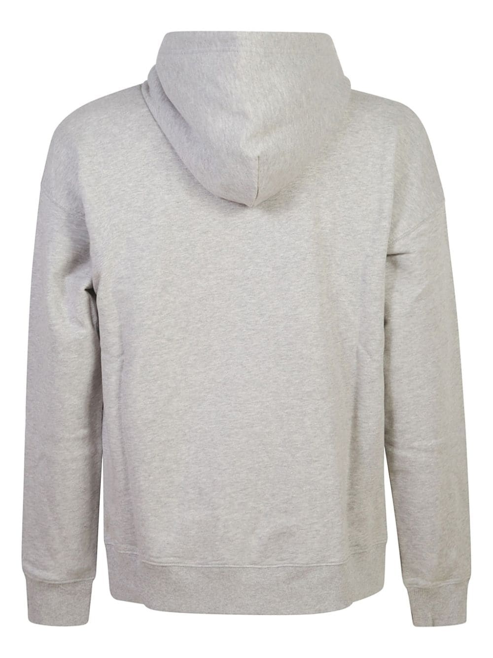 logo patch drawstring hoodie - 2