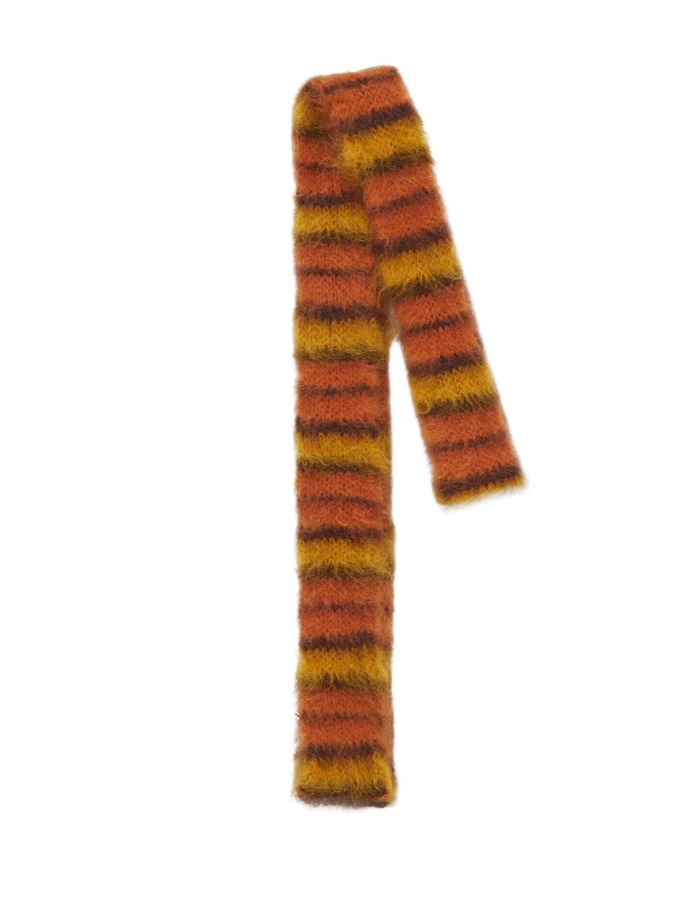 stripe-pattern scarf - 1
