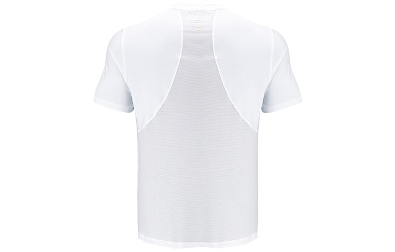 Under Armour Men's Under Armour Iso-Chill Gradient Stripe Printing Running Sports Short Sleeve White 1367876-100 outlook
