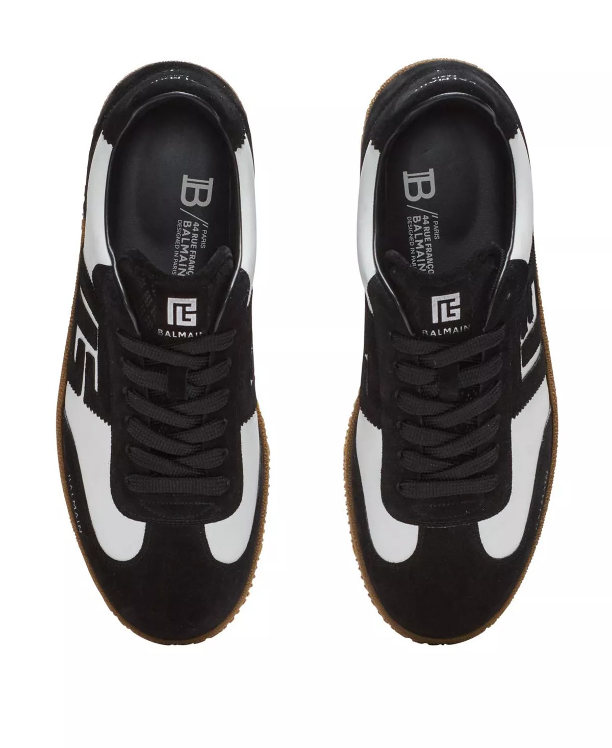 Women's Swan trainers in calfskin and suede Sneakers - 3