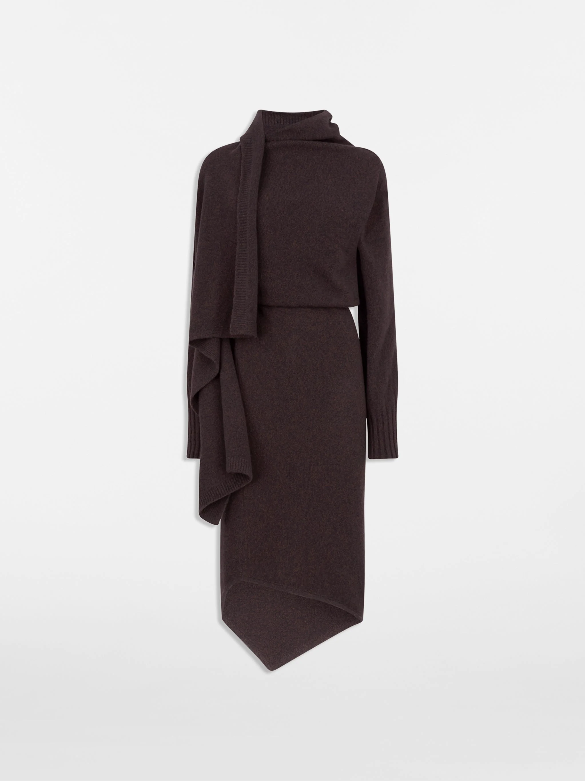 BROWN MIDI DRESS - 1