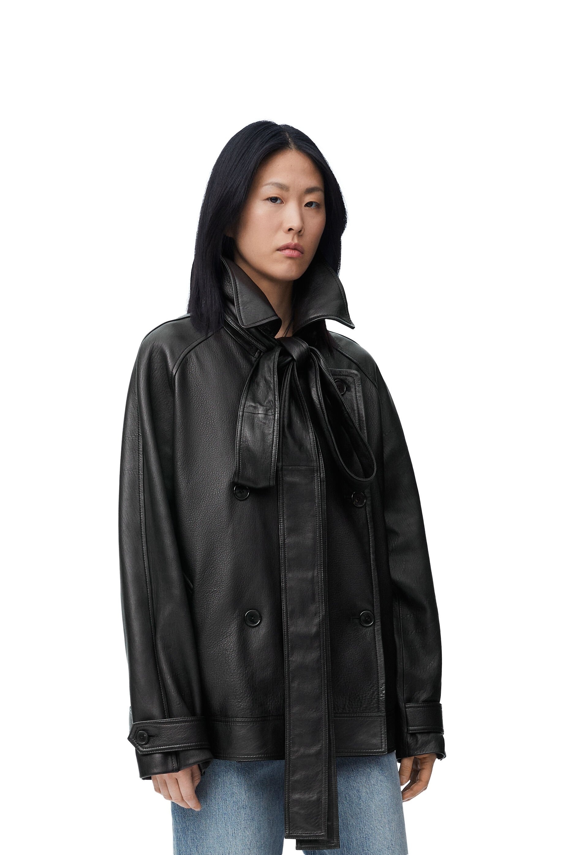 Bow jacket in nappa lambskin - 3