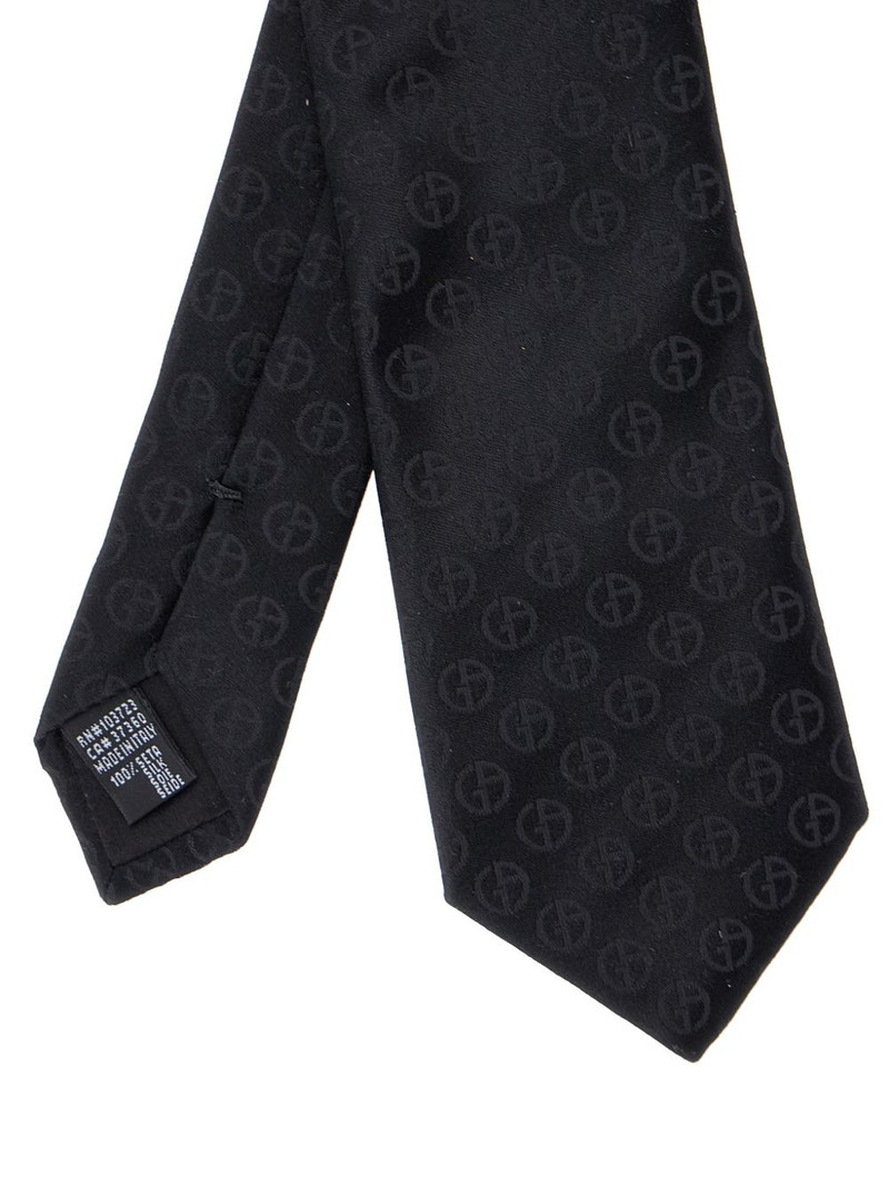 GIORGIO ARMANI tona-logo tie outlook