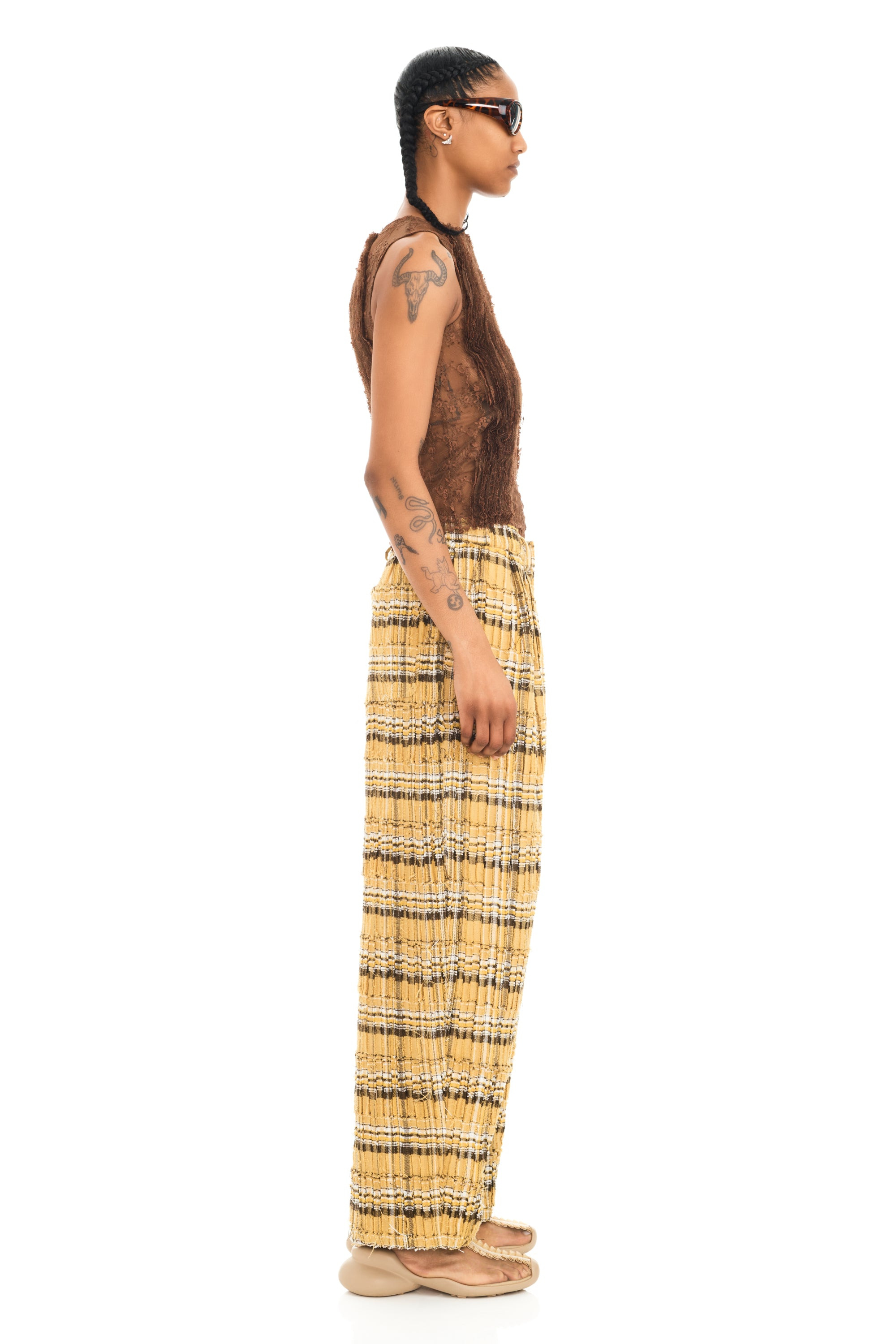 SUNFLOWER PLAID CATCHFLY PANT - 6