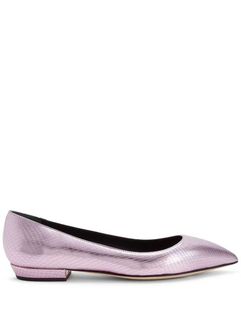 Dhalia leather ballerina shoes 1