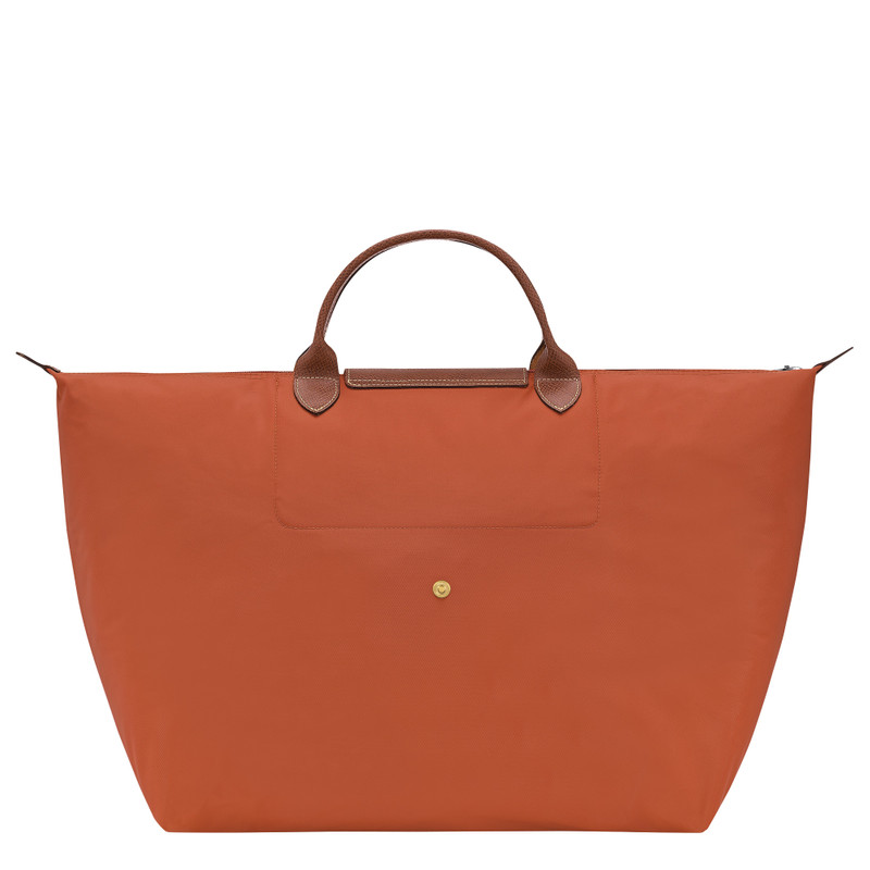 Le Pliage Original L Travel bag Brick - Recycled canvas 4