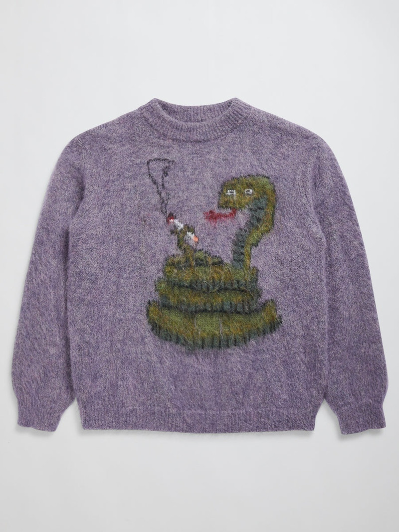 Biscia Knit Purple 1