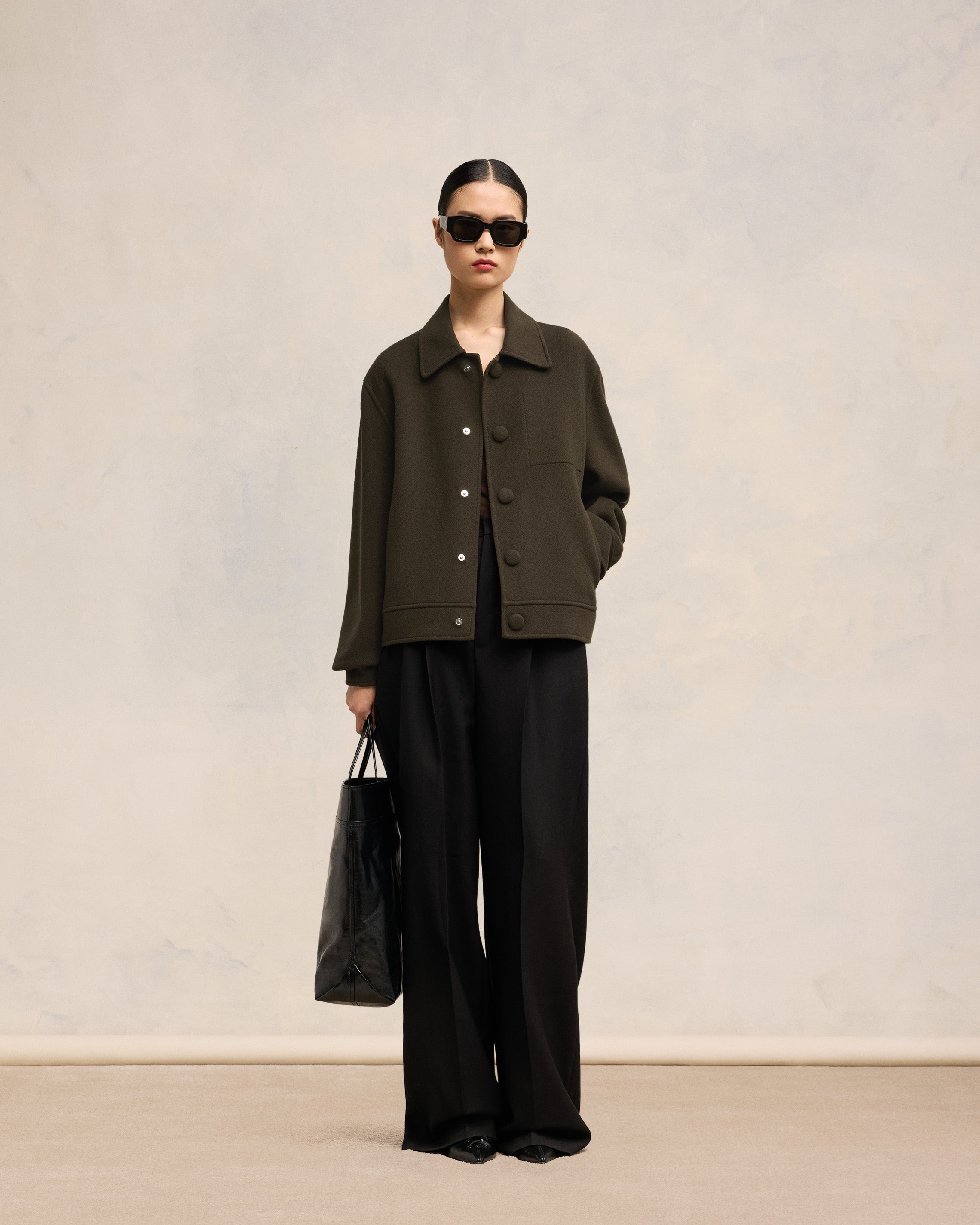 BOXY BUTTONED JACKET - 2