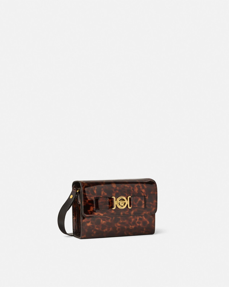 VERSACE Medusa Biggie Patent Messenger Bag outlook
