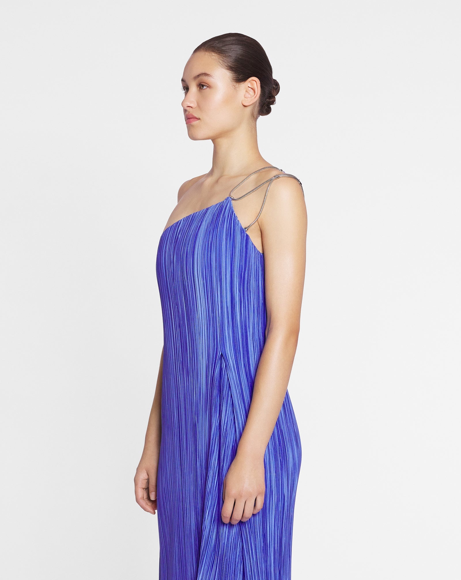 CASCADE-EFFECT LONG DRESS - 3