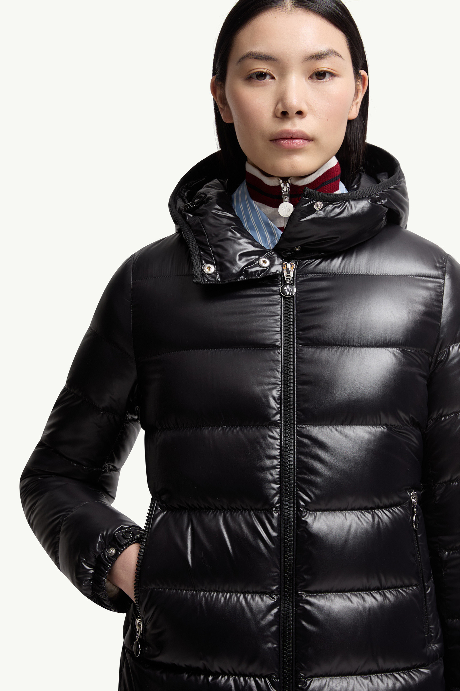 Courcelles Hooded Mid-Length Down Jacket - 7