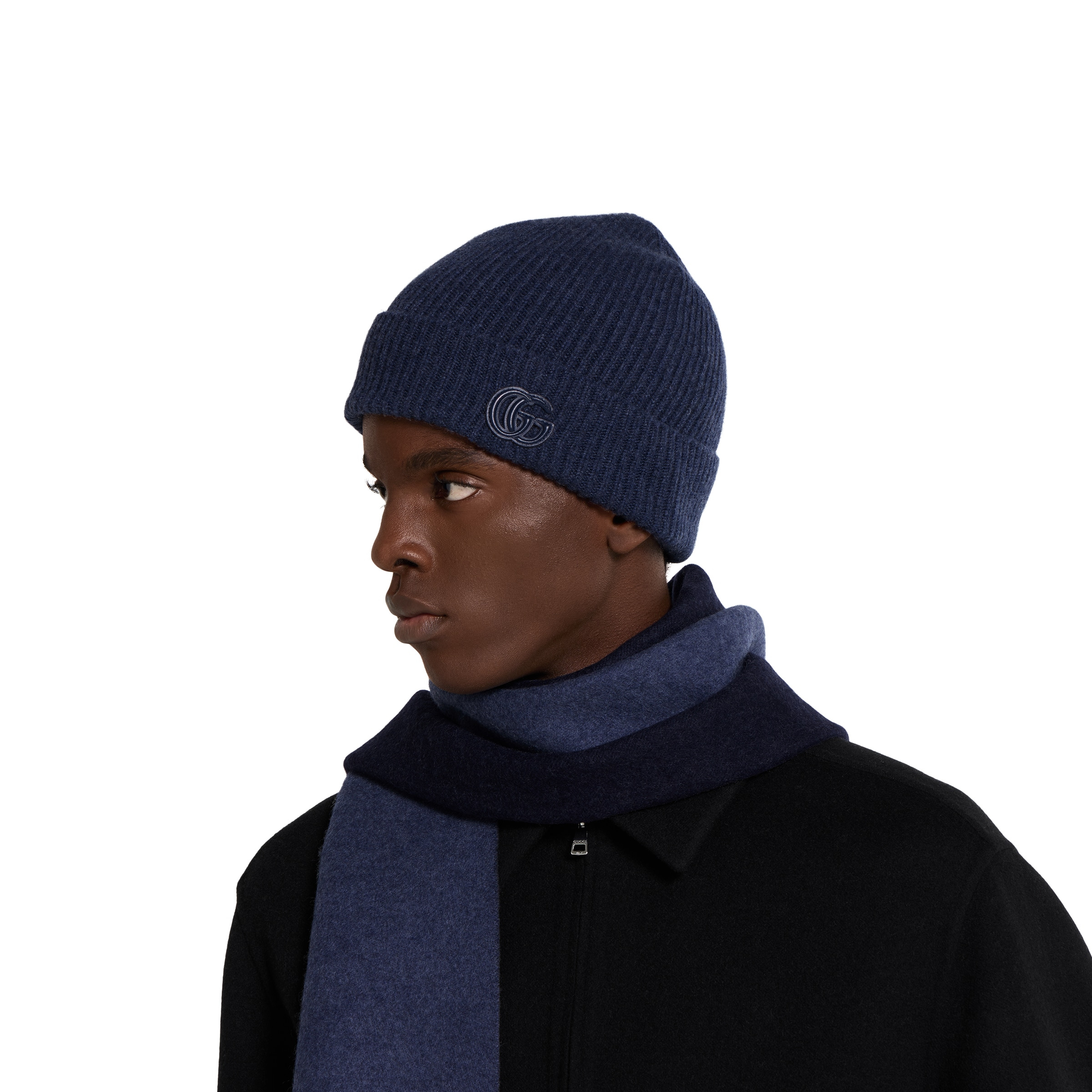 Cashmere hat with patch - 3