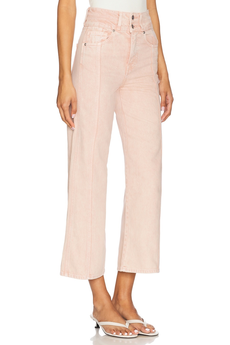 Taylor Cropped High Rise Wide Leg - 2