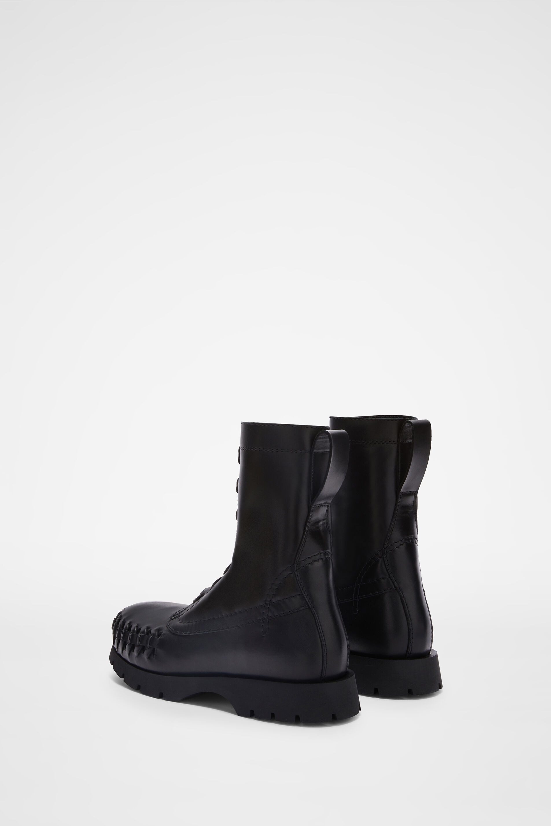 Lace-Up Boots - 4