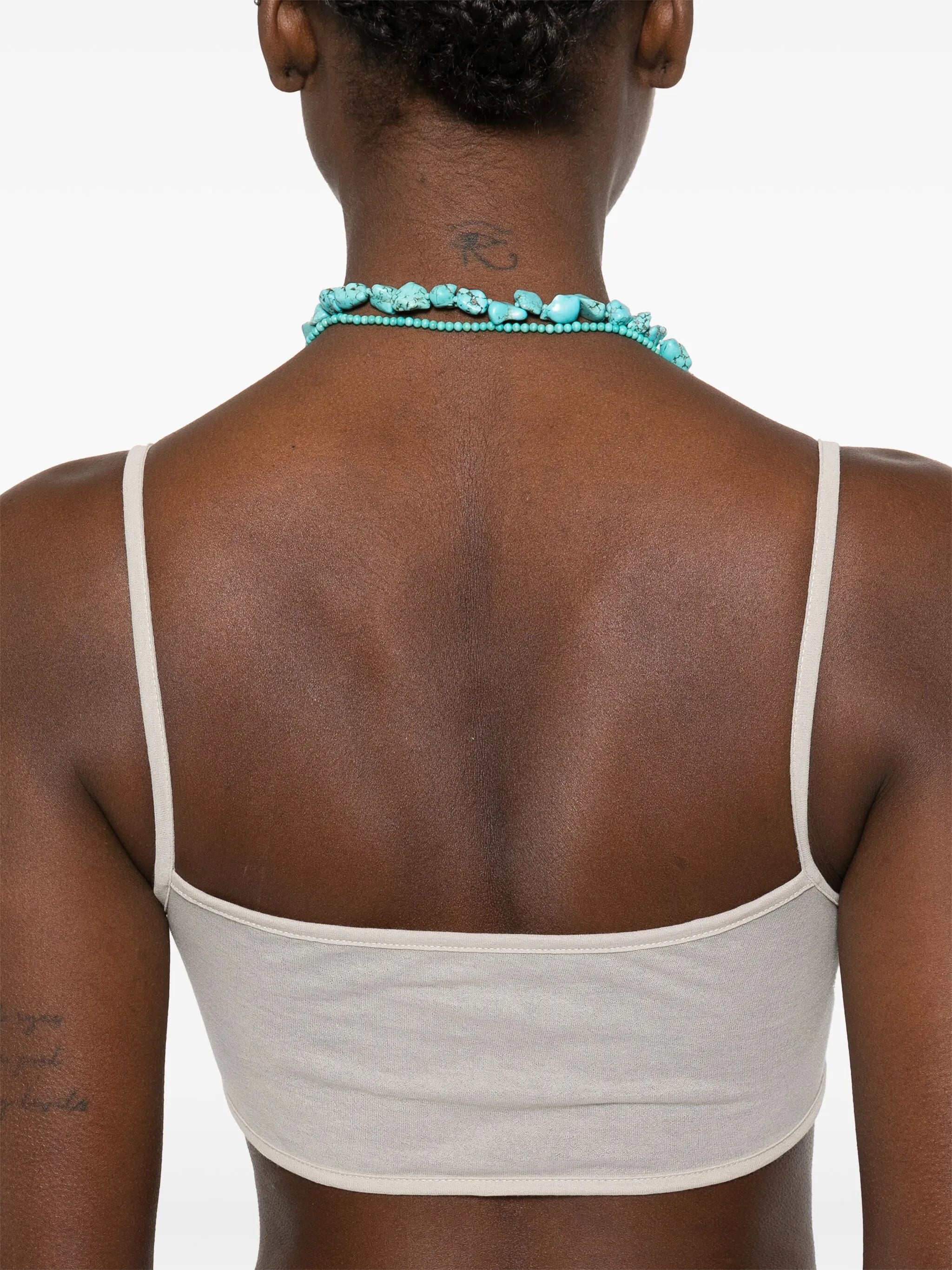Sheer Cotton Crop Top - 3