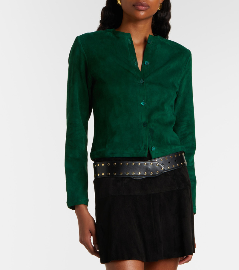 STOULS Astrid suede cardigan outlook