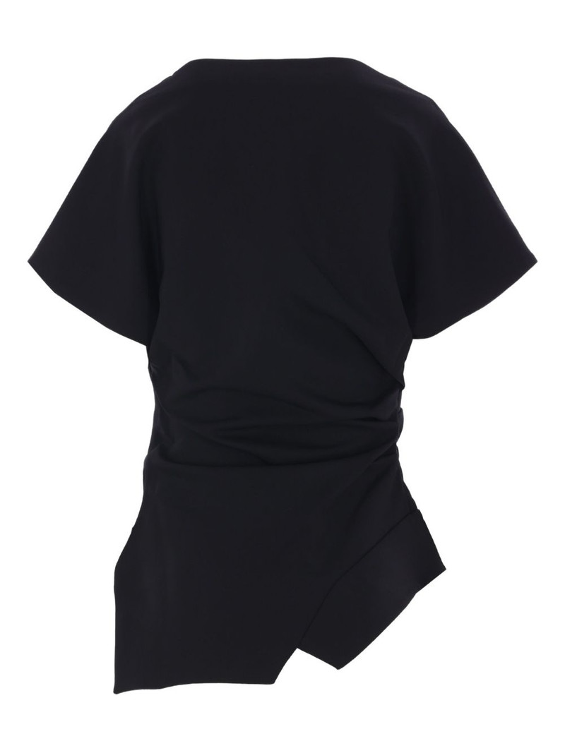 RÓHE asymmetrical draped top outlook