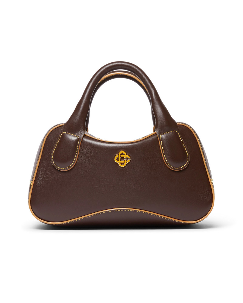 Brown Micro Bowling Bag | Casablanca Paris 1