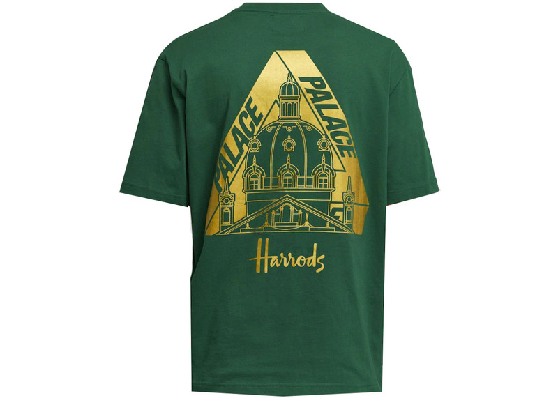 PALACE Palace x Harrods Logo T-shirt Green outlook