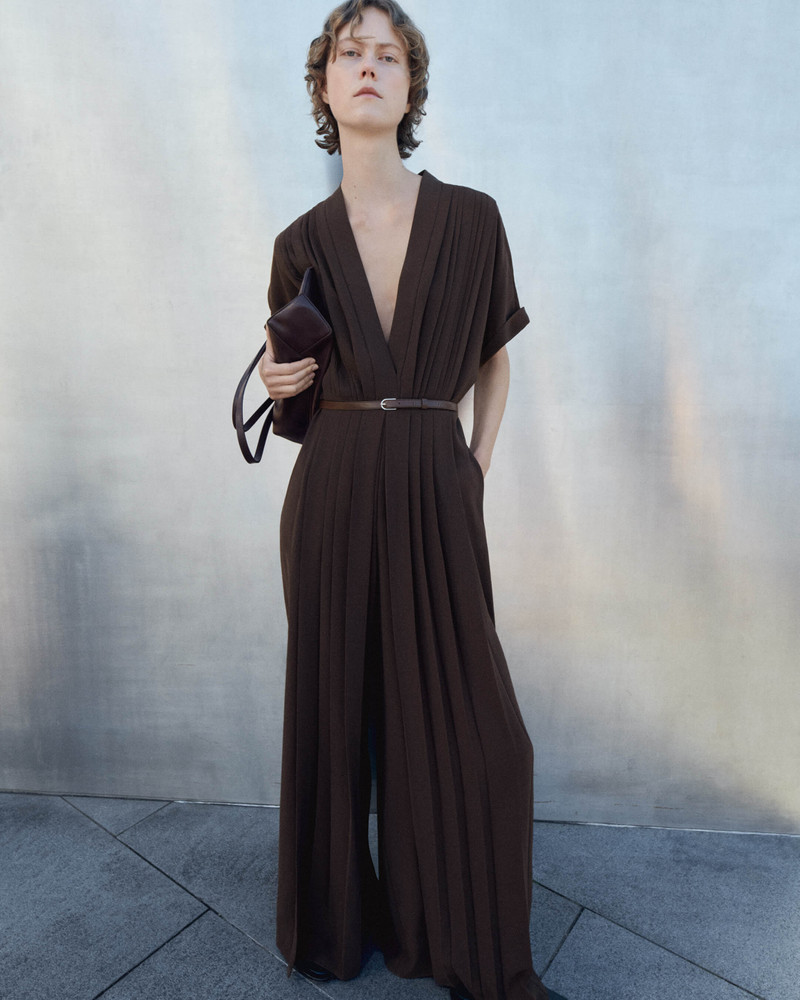 Sofia Airy Plissé Jumpsuit 7