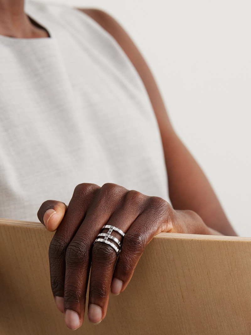 Chopard Ice Cube 18-karat White Gold Diamond Ring outlook