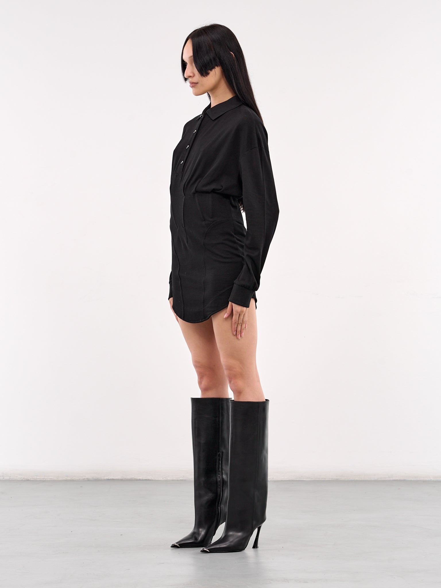 Corseted Polo Dress - 2