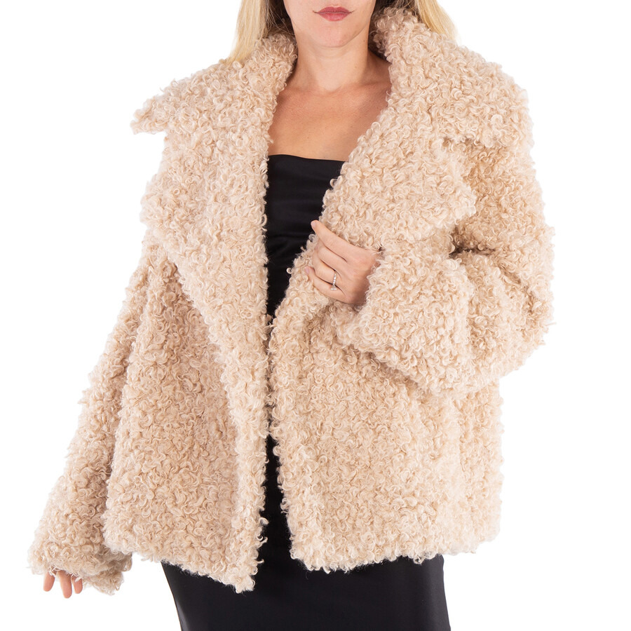Stella Mccartney Cropped Faux-Fur Coat - 4