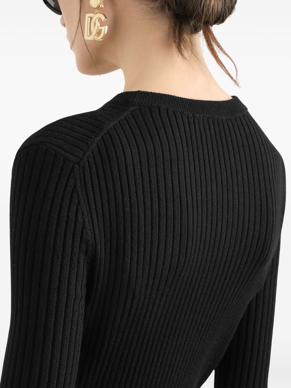 ribbed wool dress - 5