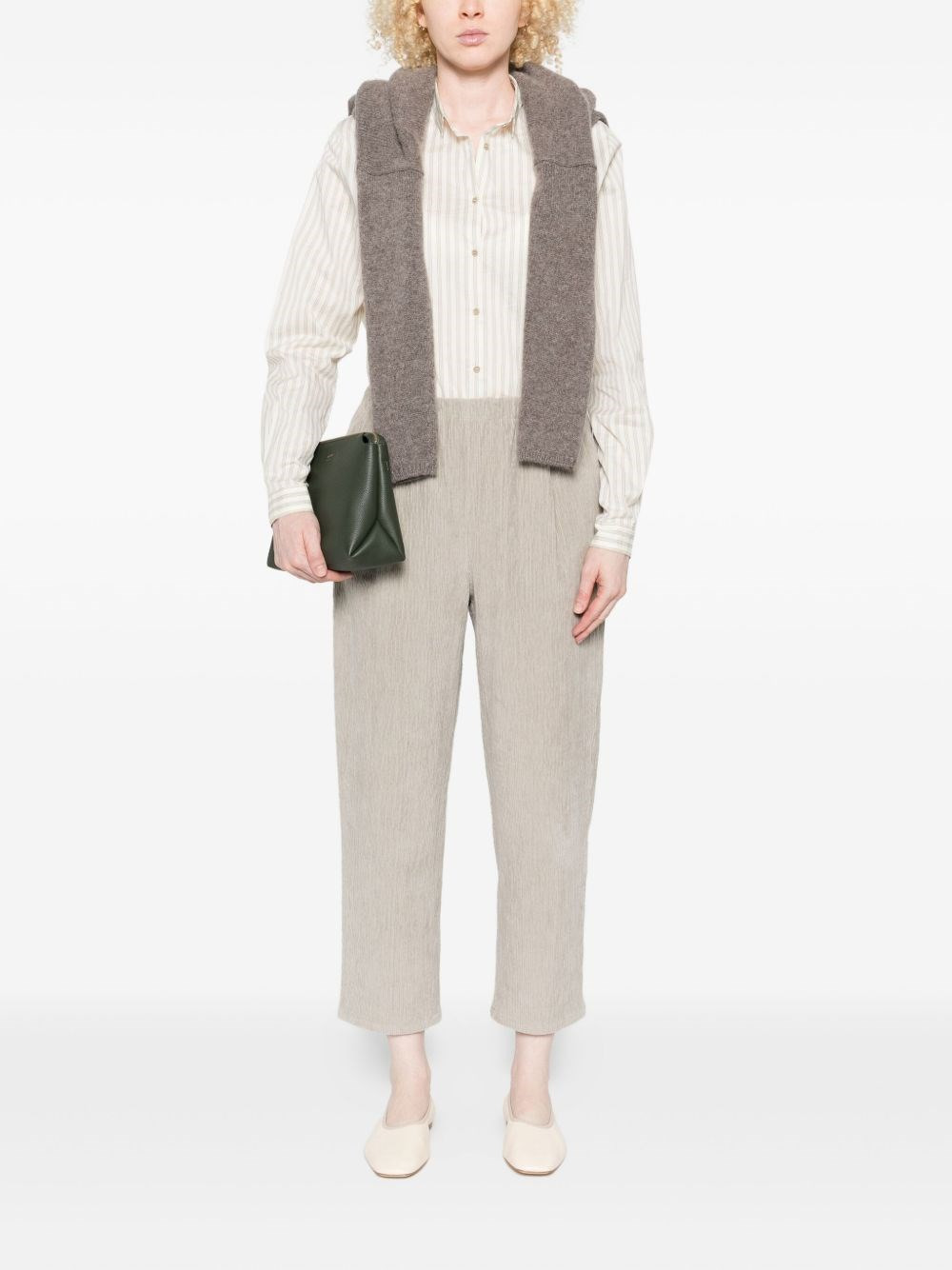 Courduroy cotton trousers - 5