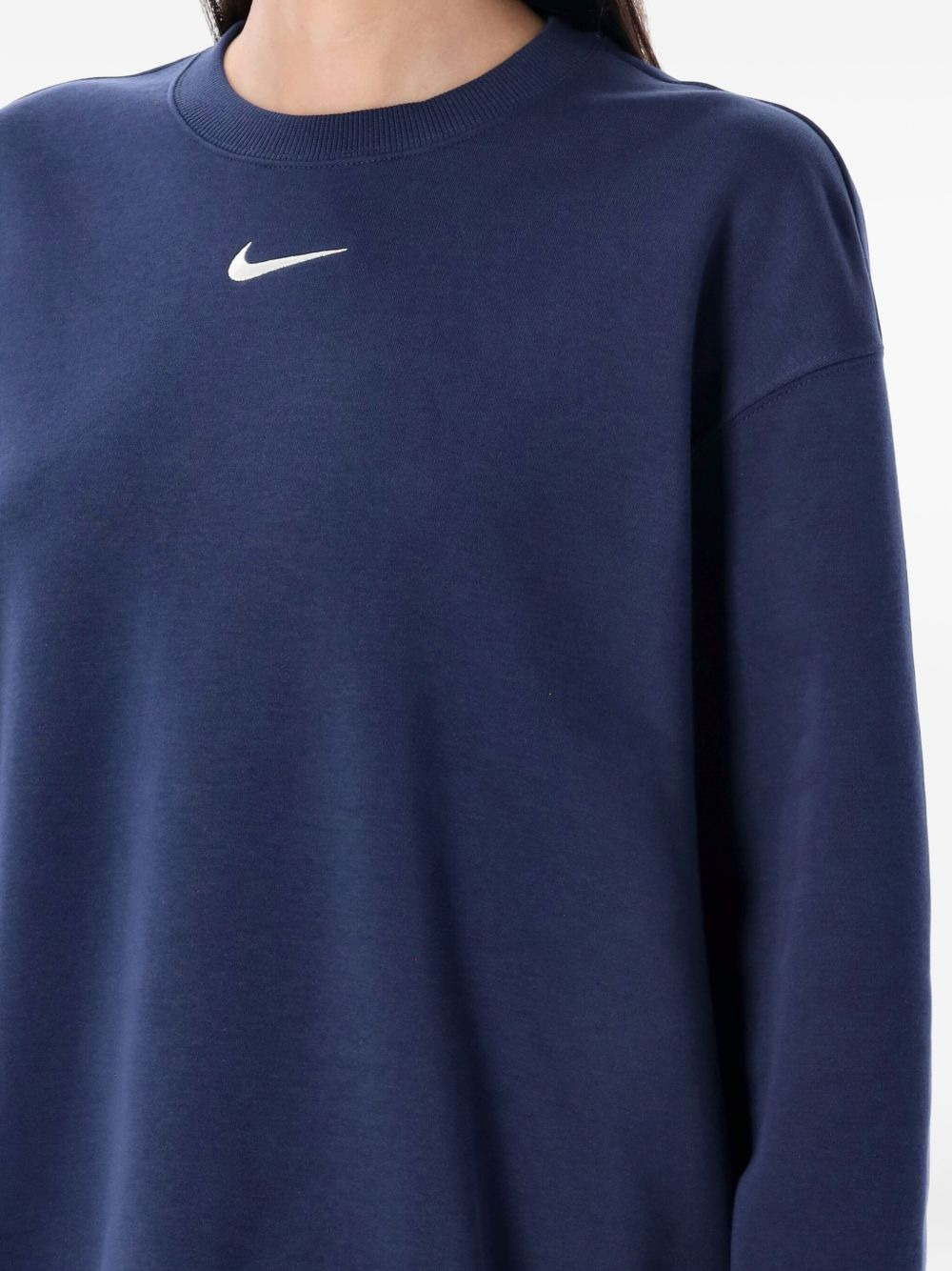 logo-embroidered crew-neck sweatshirt - 3
