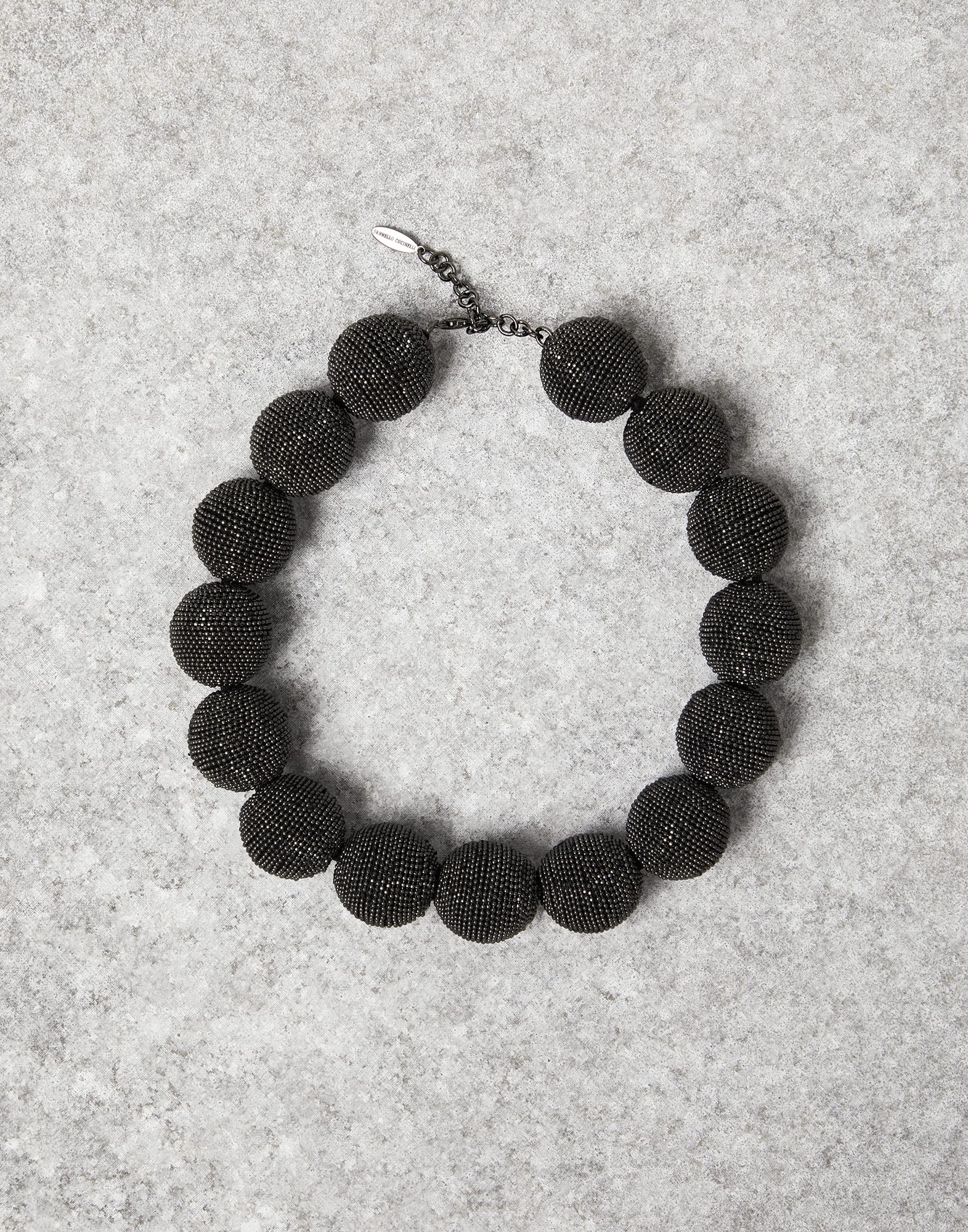 Brunello Cucinelli Precious chunky bead necklace | REVERSIBLE